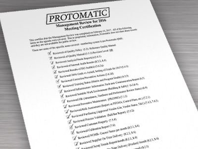 Protomatic ISO and Cyber Security Goals for 2017
